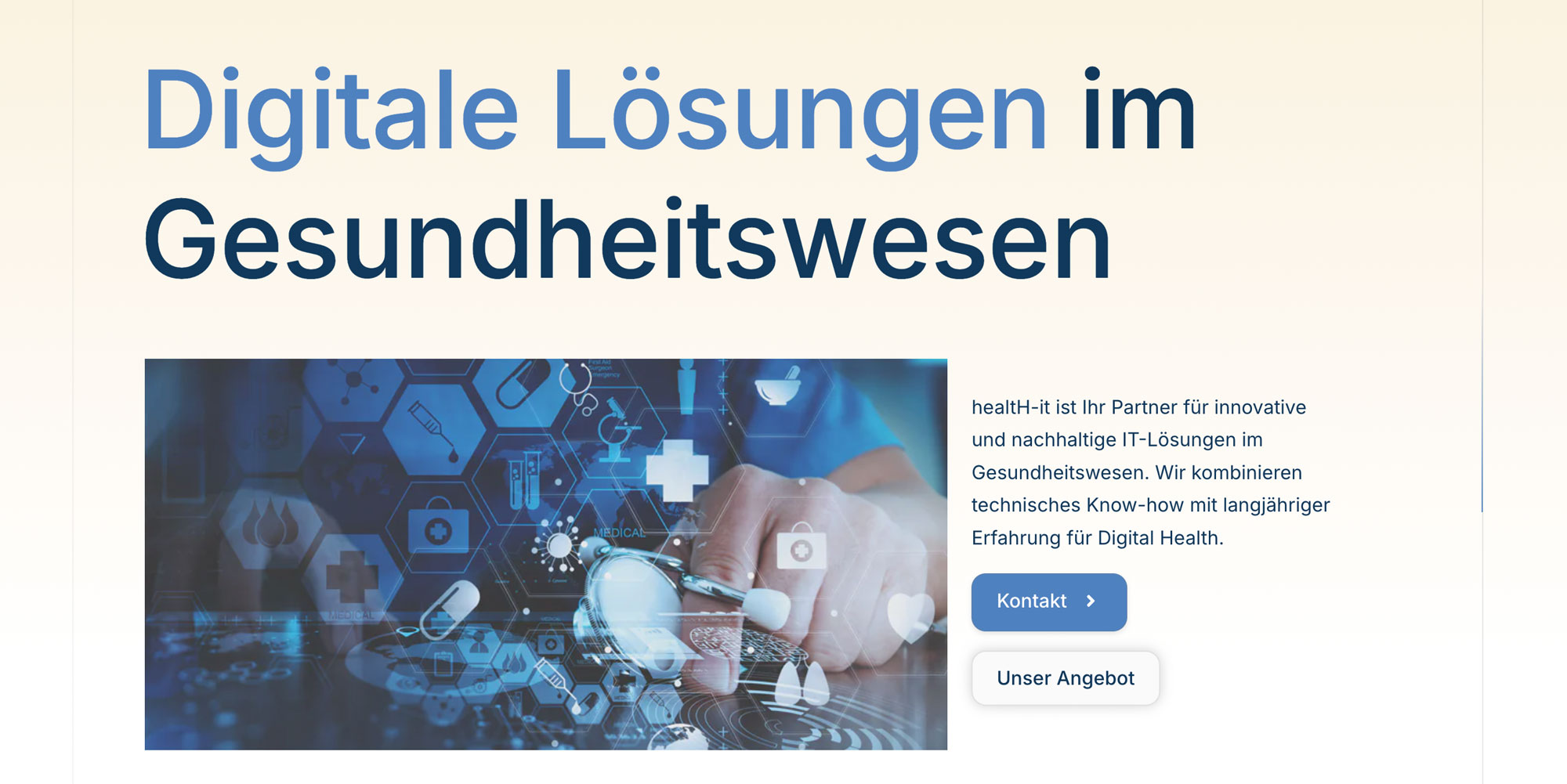 Health-it Webseite Demo